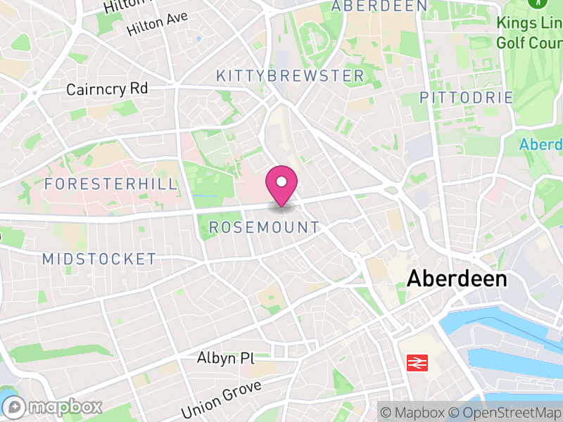 Map of AB25 Estate Agents