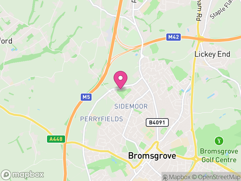 Map of B61 Estate Agents