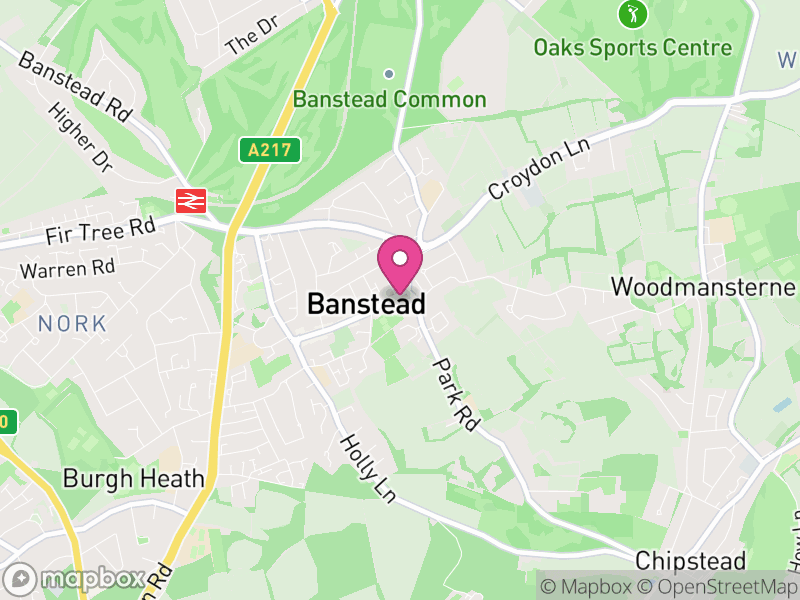 Map of Banstead Estate Agents