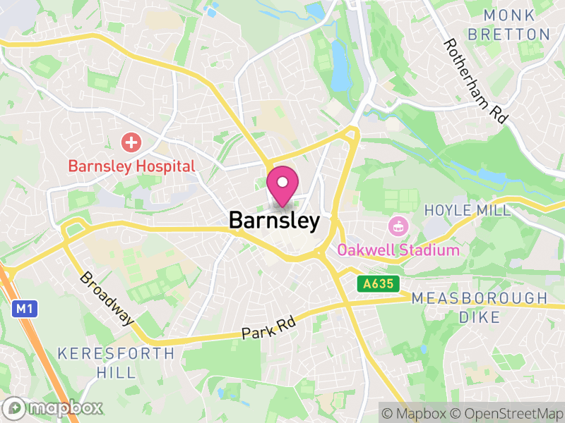 Map of Barnsley Estate Agents