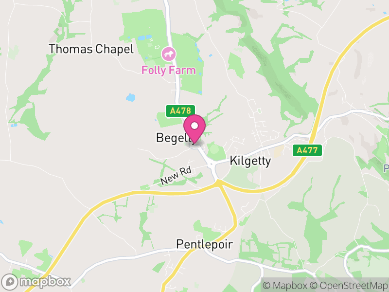 Map of Begelly Estate Agents