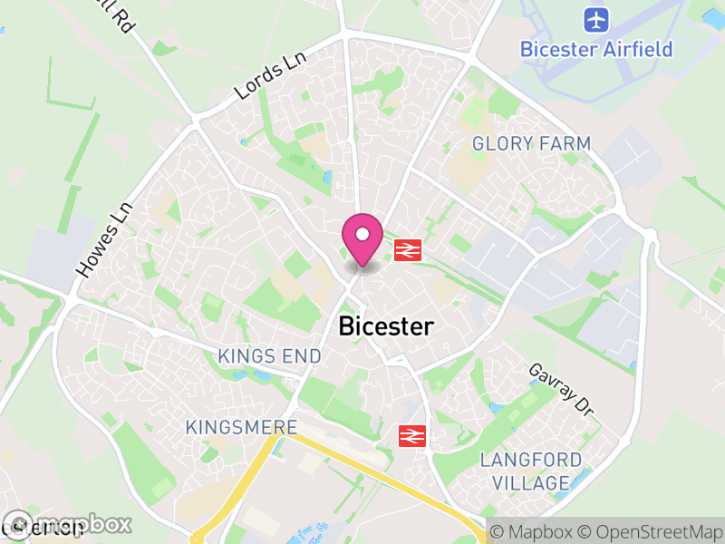 Map of Bicester Estate Agents