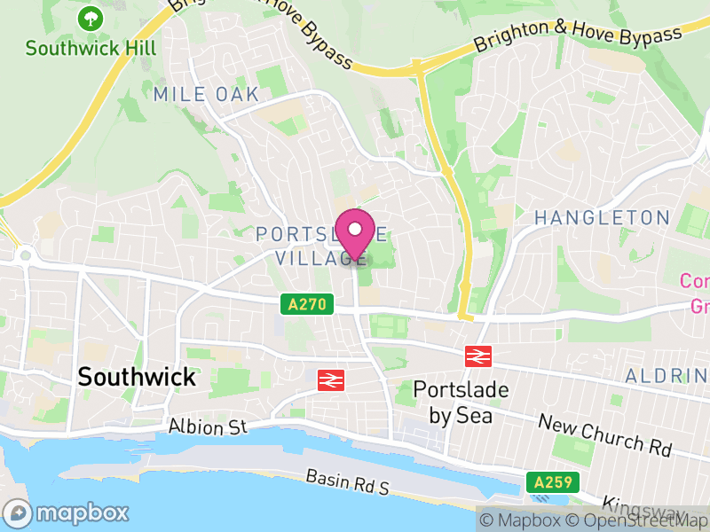 Map of BN41 Estate Agents