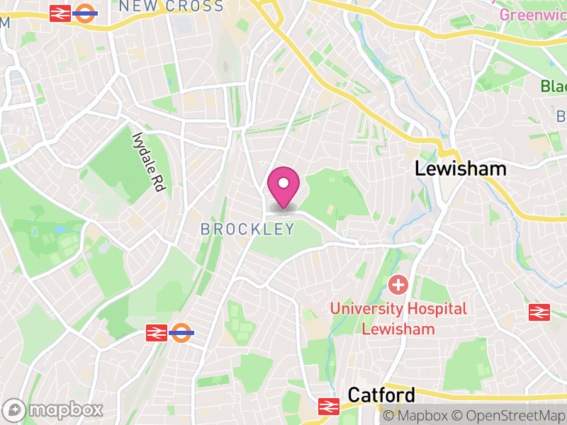 Map of Brockley Estate Agents