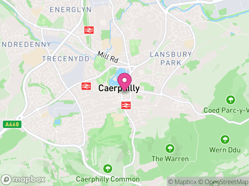 Map of Caerphilly Estate Agents