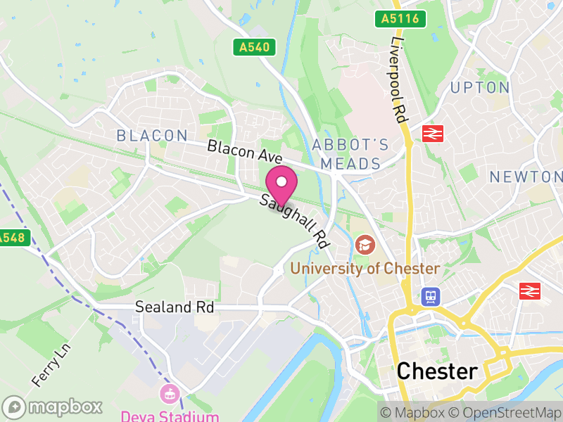 Map of CH1 Estate Agents