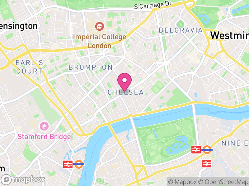 Map of Chelsea Estate Agents