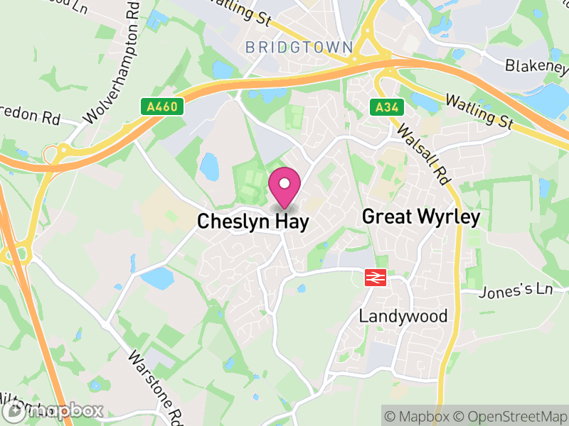 Map of Cheslyn Hay Estate Agents
