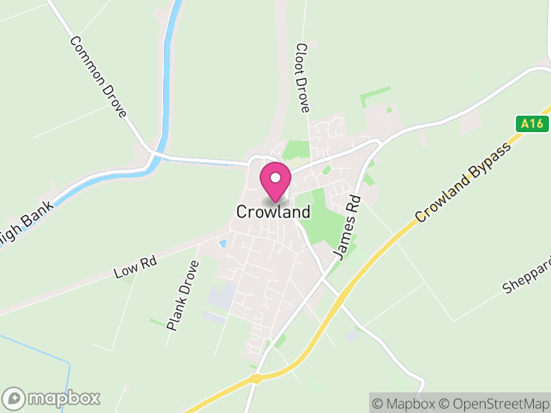 Map of Crowland Estate Agents