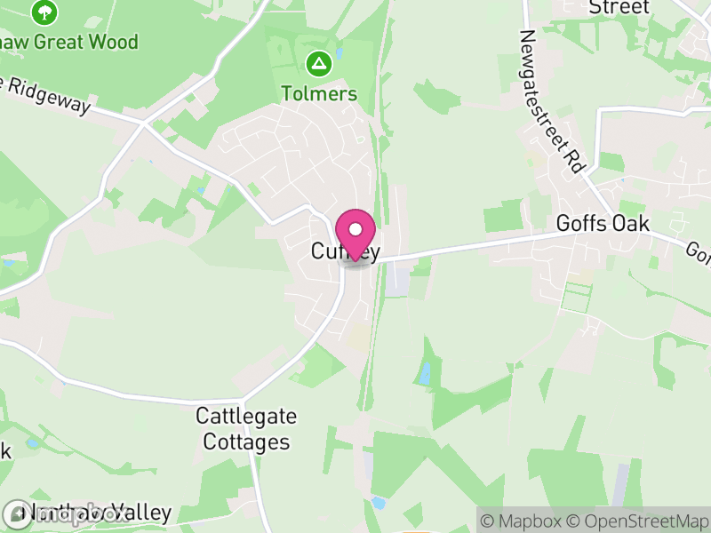 Map of Cuffley Estate Agents