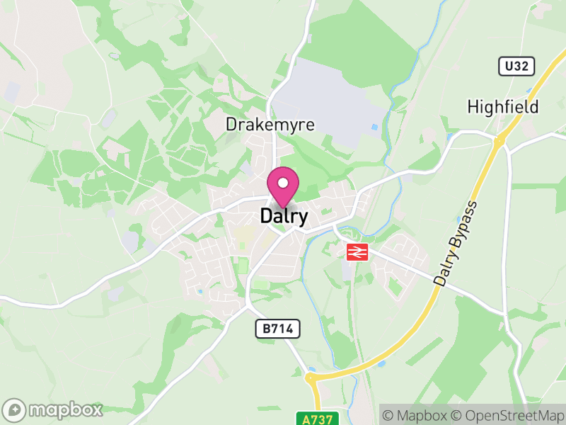 Map of Dalry Estate Agents