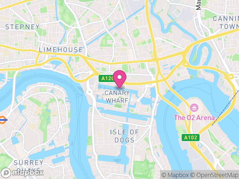 Map of E14 Estate Agents