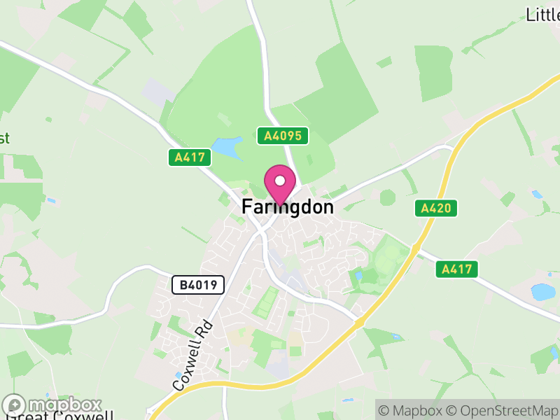 Map of Faringdon Estate Agents