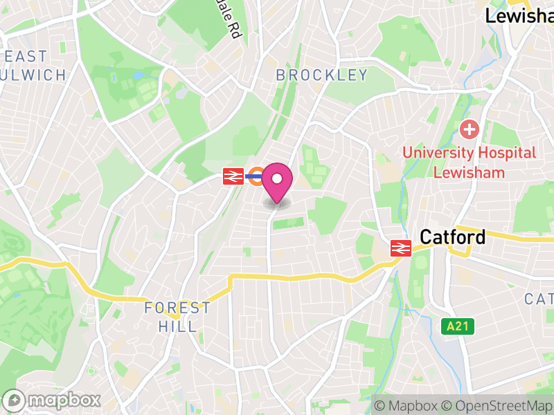 Map of Forest Hill Estate Agents