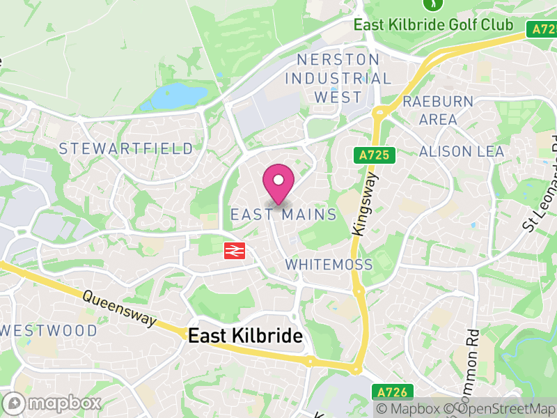 Map of G74 Estate Agents