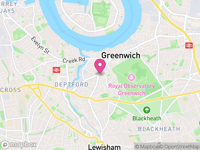 Map of Greenwich Estate Agents