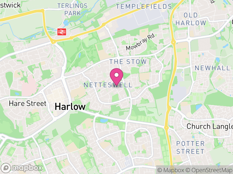 Map of Harlow Estate Agents