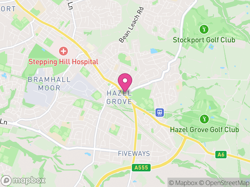 Map of Hazel Grove Estate Agents