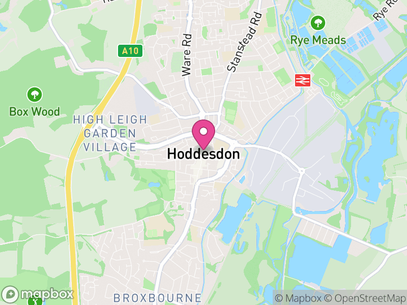 Map of Hoddesdon Estate Agents