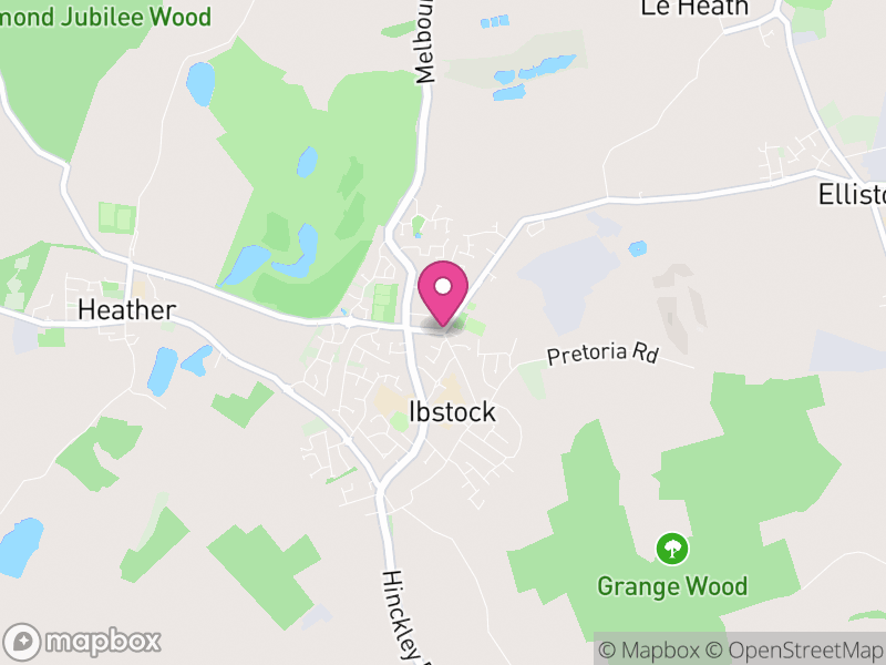 Map of Ibstock Estate Agents