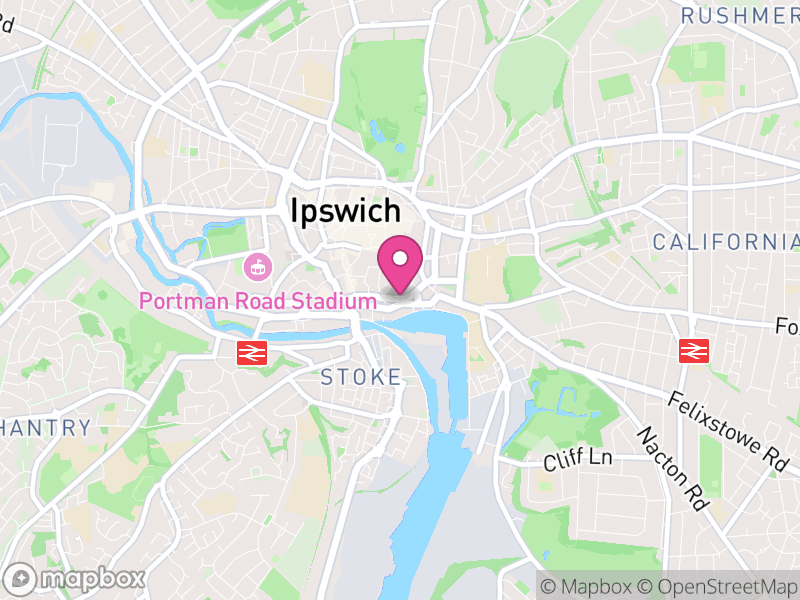 Map of Ipswich Estate Agents