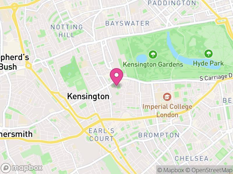 Map of Kensington Estate Agents