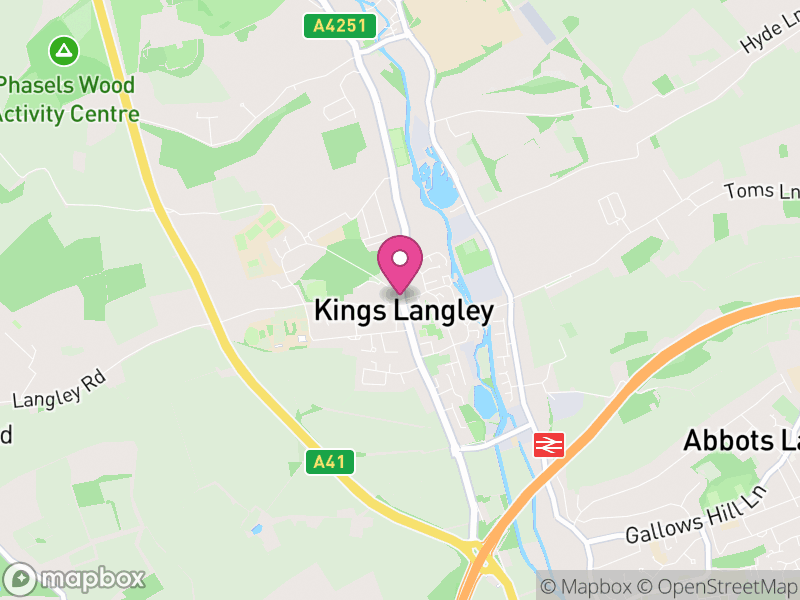 Map of Kings Langley Estate Agents