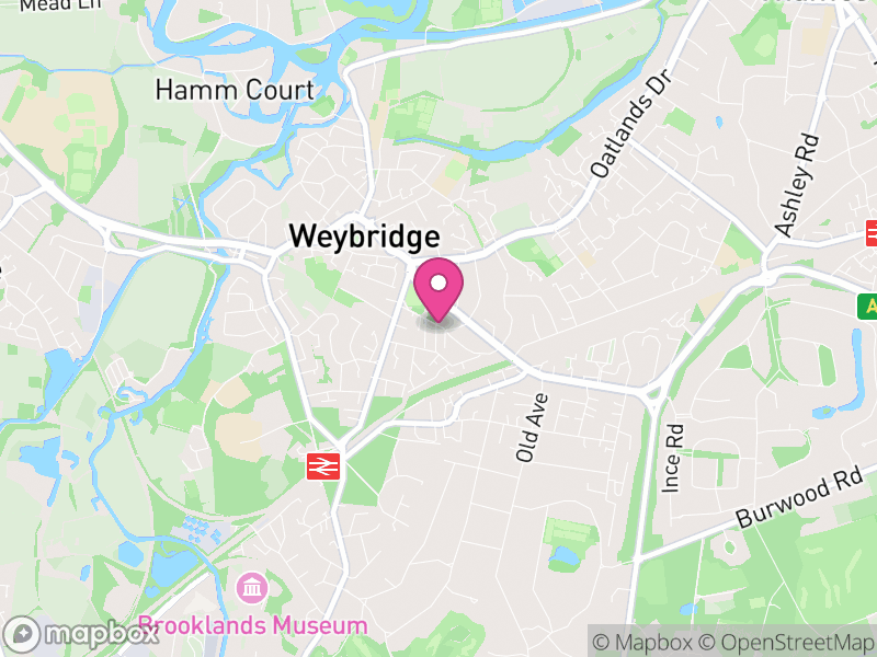 Map of KT13 Estate Agents