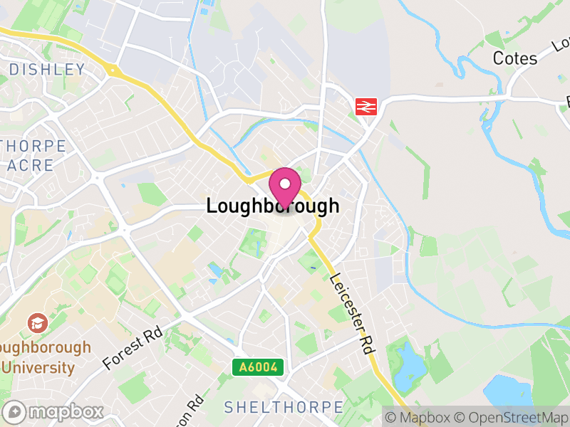Map of Loughborough Estate Agents