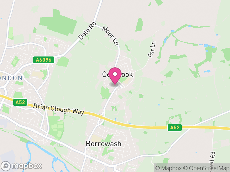 Map of Ockbrook Estate Agents