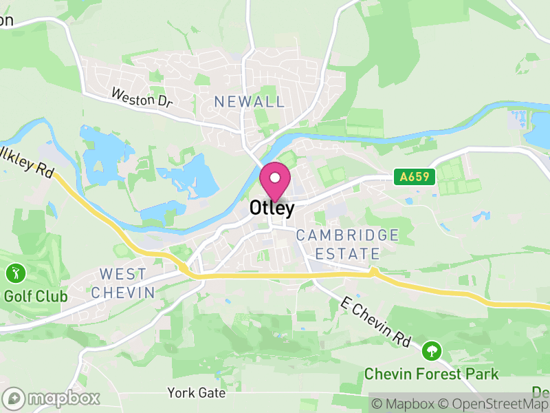 Map of Otley Estate Agents