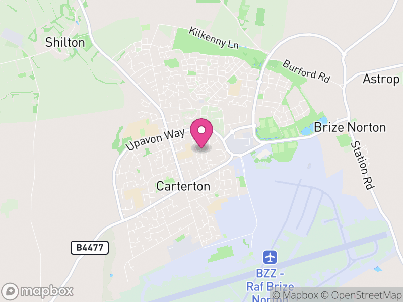 Map of OX18 Estate Agents