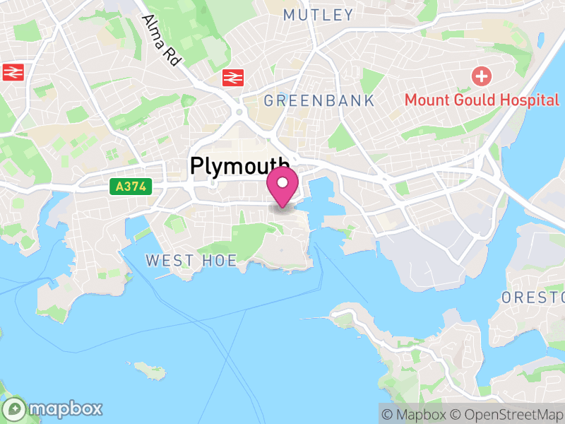 Map of Plymouth Estate Agents
