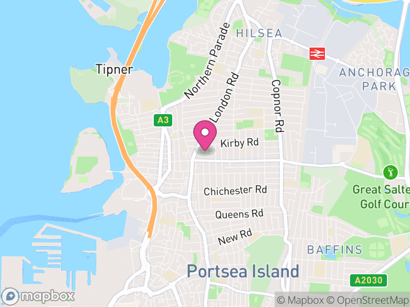 Map of PO2 Estate Agents