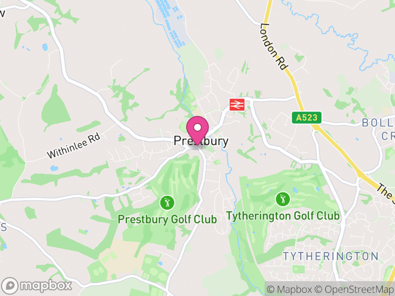 Map of Prestbury Estate Agents