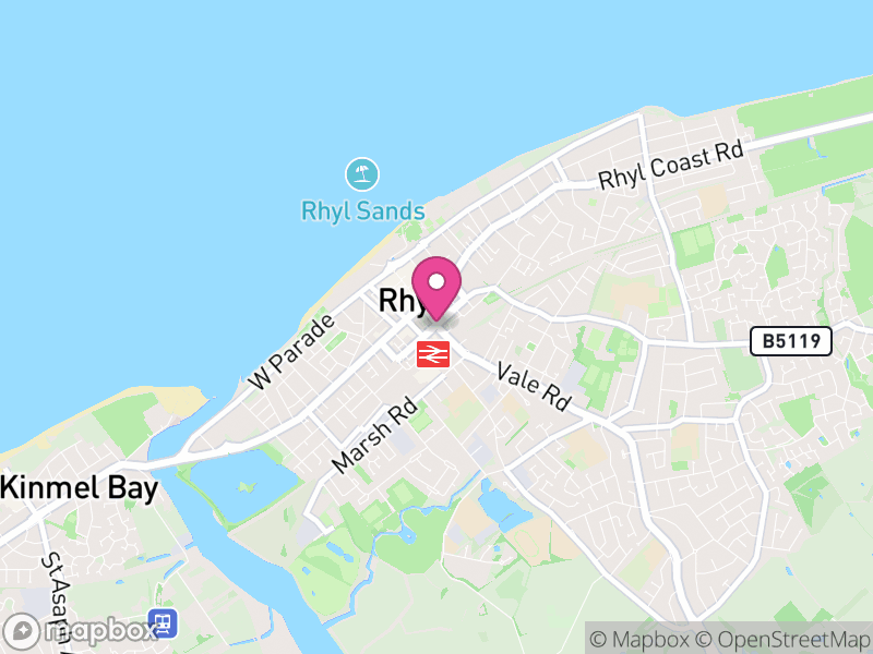 Map of RHYL Estate Agents