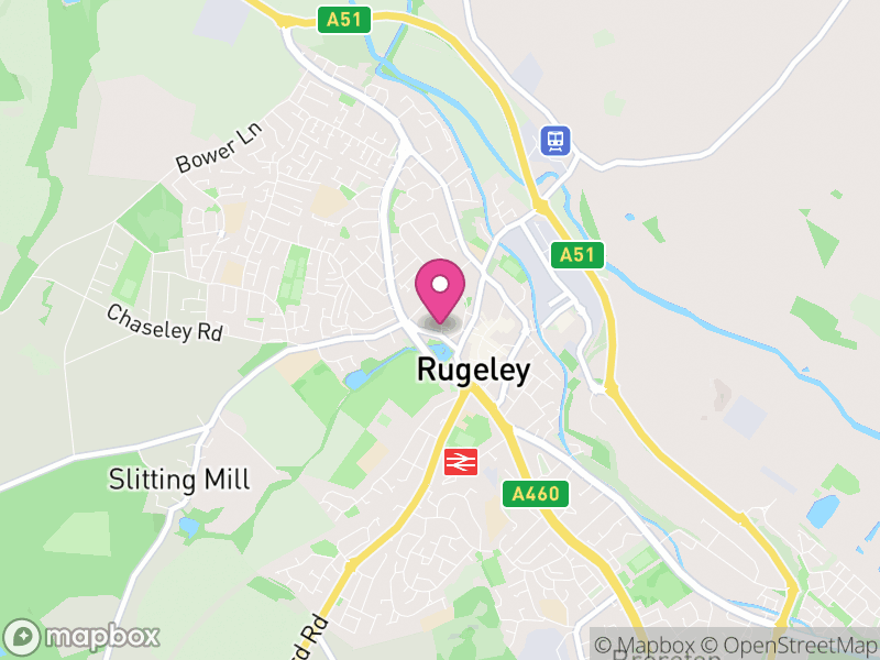 Map of Rugeley Estate Agents