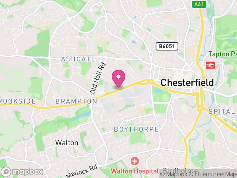 Map of S40 Estate Agents