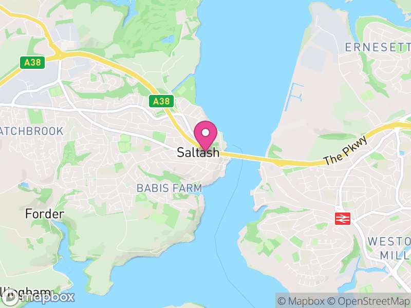 Map of Saltash Estate Agents