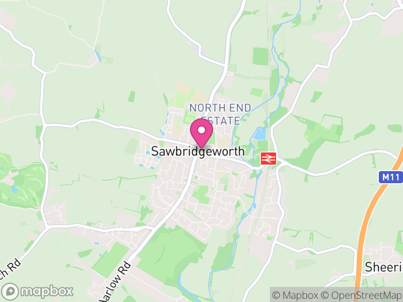 Map of Sawbridgeworth Estate Agents