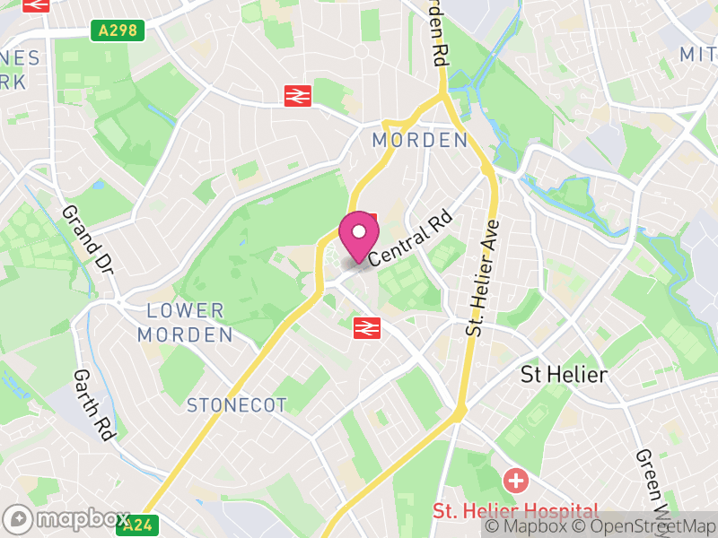 Map of SM4 Estate Agents