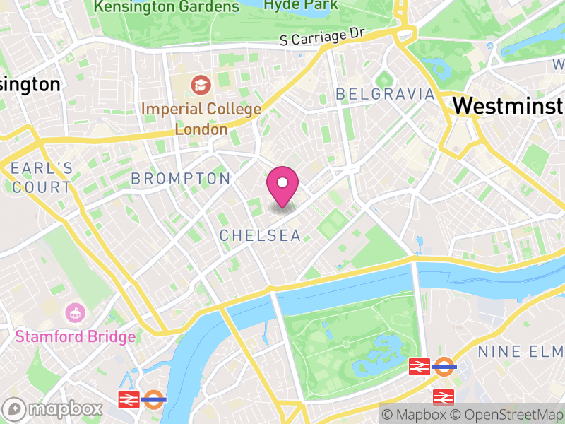 Map of SW3 Estate Agents