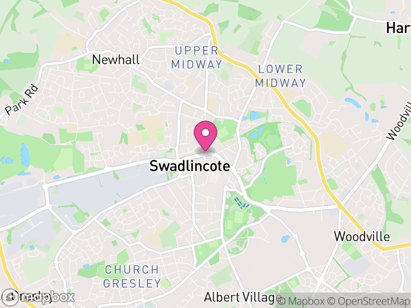 Map of Swadlincote Estate Agents