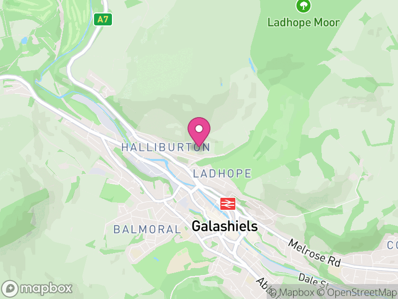 Map of TD1 Estate Agents