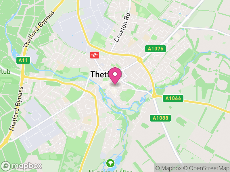 Map of Thetford Estate Agents