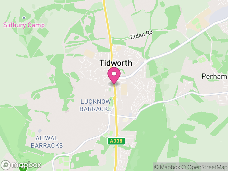 Map of Tidworth Estate Agents