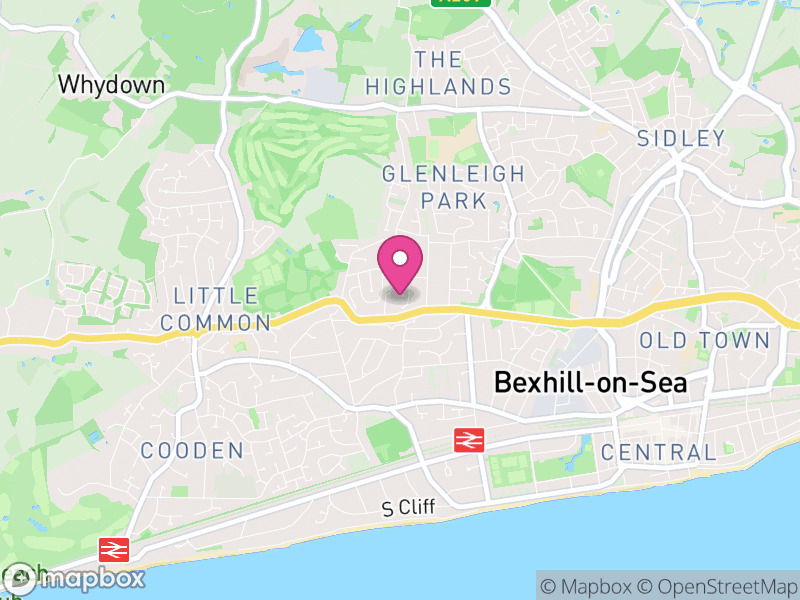 Map of TN39 Estate Agents