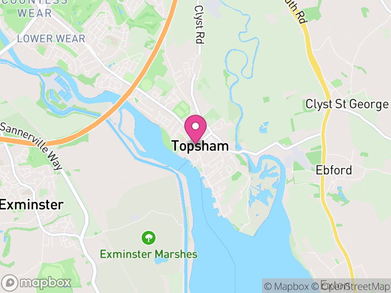Map of Topsham Estate Agents