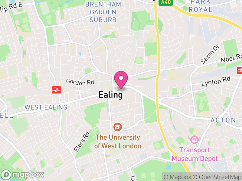 Map of W5 Estate Agents