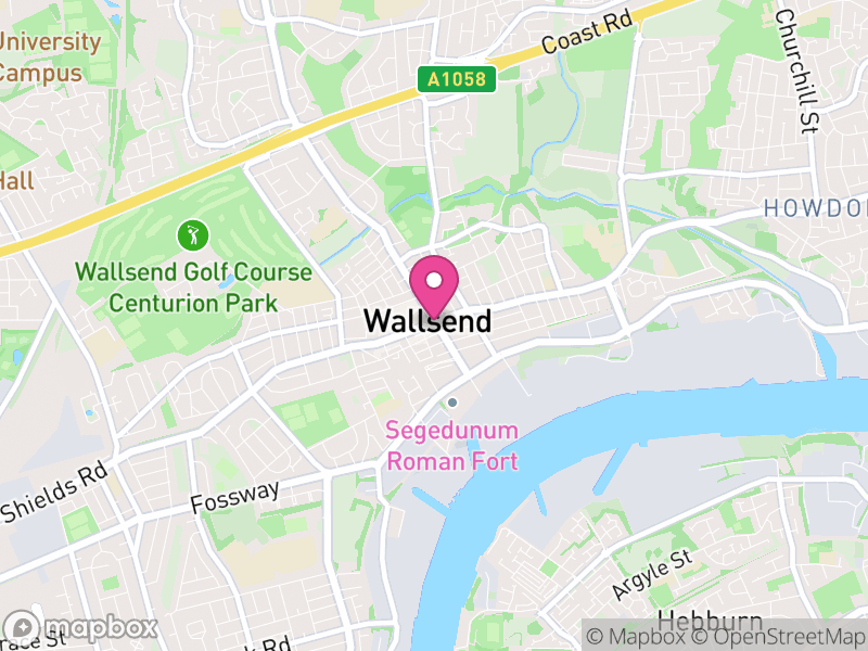 Map of Wallsend Estate Agents